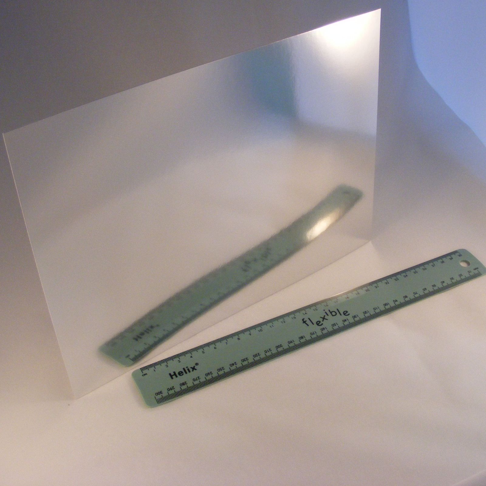 Silver Gold Mirror Foil Card - One Sided Mirri Craft Card - A4 300GSM